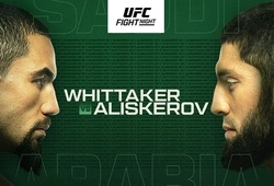 Trực tiếp UFC: Robert Whittaker vs. Ikram Aliskerov